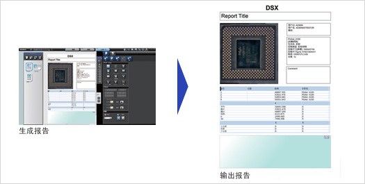 利用“ 報告功能” ， 迅速生成報告 
